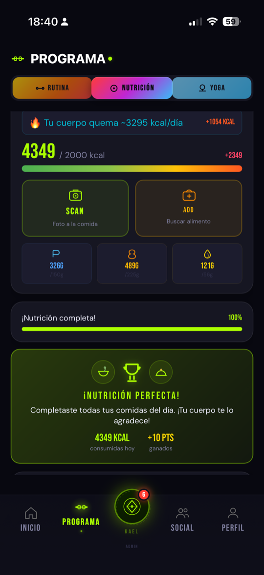 Nutrición perfecta