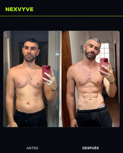 Before and after of a client of the method KAEL is built on