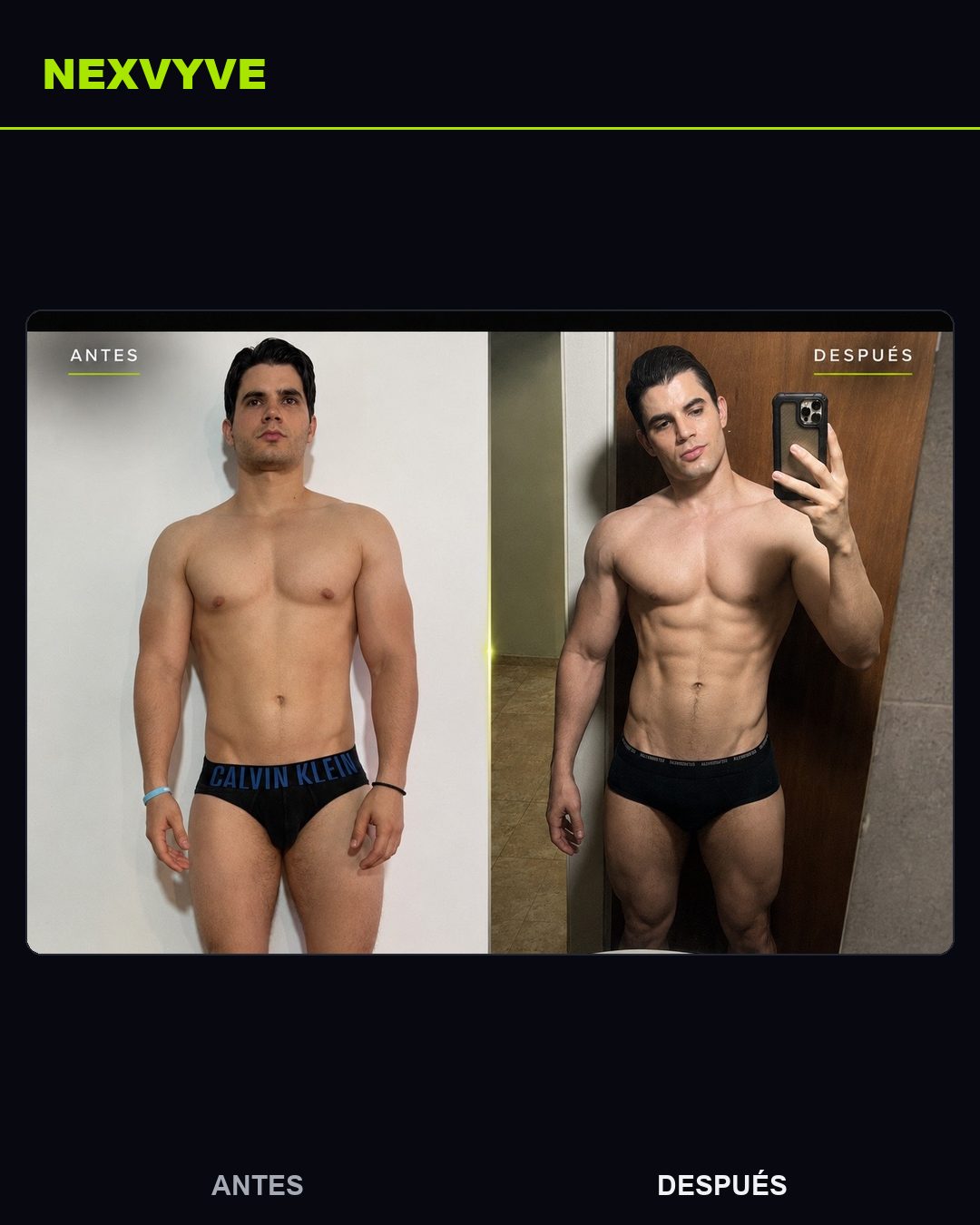 Transformación real con NEXVYVE — antes y después
